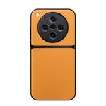 Per OPPO Find X8 Custodia per telefono antiurto magnetica in pelle Litchi con copertura completa (giallo)