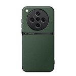 Per OPPO Find X8 Custodia per telefono antiurto magnetica in pelle Litchi con copertura completa (verde)
