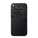 Per OPPO Find X8 Pro Custodia per telefono antiurto magnetica in pelle Litchi con copertura totale (nera)