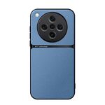 Per OPPO Find X8 Pro Custodia per telefono antiurto magnetica in pelle Litchi con copertura totale (blu)