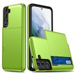 Per Samsung Galaxy S25+ 5G Custodia antiurto con slot per schede (verde)