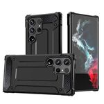Per Samsung Galaxy S25 Ultra 5G Magic Armor TPU Hybrid PC Phone Case (Nero)