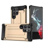 Per Samsung Galaxy S25 Ultra 5G Magic Armor TPU Hybrid PC Phone Case (oro)
