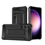 Per Samsung Galaxy S25+ 5G Magic Armor TPU Hybrid PC Phone Case (Nero)