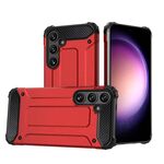 Per Samsung Galaxy S25+ 5G Magic Armor TPU Hybrid PC Phone Case (Rosso)