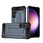 Per Samsung Galaxy S25+ 5G Magic Armor TPU Hybrid PC Phone Case (blu navy)