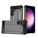 Per Samsung Galaxy S25+ 5G Magic Armor TPU Hybrid PC Phone Case (grigio)