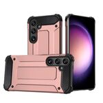 Per Samsung Galaxy S25+ 5G Magic Armor TPU Hybrid PC Phone Case (oro rosa)