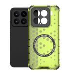 Per Xiaomi 15 Custodia antiurto con anello magnetico a nido d'ape per telefono (verde)