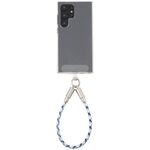 Cavo di ricarica dati da tipo C a tipo C, cinturino da polso per telefono, cordino corto (blu, verde, viola, bianco)