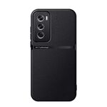 Per OPPO Reno12 Global Litchi Leather Magnetic Full Coverage Antiurto Custodia per telefono (Nero)