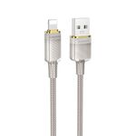 Borofone BU56 Succeed Cavo dati di ricarica USB 2.4A a 8 pin, lunghezza: 1.2m (grigio)