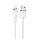 Borofone BU56 Succeed Cavo dati di ricarica USB 2.4A a 8 pin, lunghezza: 1.2m (bianco)