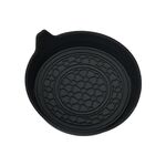 Car Bowl-shaped antiscivolo termoisolante doppio anello Water Coaster, colore: nero