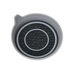 Car Bowl-shaped antiscivolo termoisolante doppio anello Water Coaster, colore: grigio
