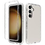 Per Samsung Galaxy S24+ 5G Custodia antiurto trasparente sfumata in PC + TPU per telefono (trasparente)