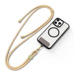 DUX DUCIS Garden Series Tile Pattern Lanyard regolabile per telefono con tracolla (giallo smalto)
