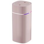 SD08 600ml Umidificatore per auto di grande capacità USB Diffusore di aromaterapia a doppio spruzzo (rosa)