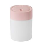 Umidificatore da tavolo per auto e casa, 200 ml, mini umidificatore USB (rosa)