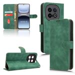 Per vivo iQOO 13 Custodia in pelle magnetica con chiusura magnetica Skin Feel (verde)