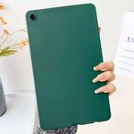 Per Samsung Galaxy Tab A9 2023 X110-X115 Custodia per tablet in TPU delicato sulla pelle con spray all'olio (verde scuro)
