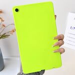 Per Samsung Galaxy Tab A9 2023 X110-X115 Custodia per tablet in TPU delicato sulla pelle con spray all'olio (verde fluorescente)