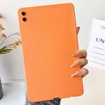 Per Samsung Galaxy Tab S9+ / S9 FE+ / S10+ Custodia per tablet in TPU delicato sulla pelle con spray all'olio (arancione)
