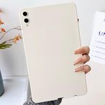 Per Samsung Galaxy Tab S9+ / S9 FE+ / S10+ Custodia per tablet in TPU delicato sulla pelle con spray all'olio (bianco latte)