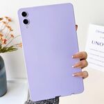 Per Samsung Galaxy Tab S9+ / S9 FE+ / S10+ Custodia per tablet in TPU delicato sulla pelle con spray all'olio (viola)