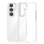 Per Samsung Galaxy S25+ 5G Custodia per telefono PC anti-impronta altamente trasparente (bianca)