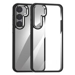 Per Samsung Galaxy S25+ 5G Custodia per telefono PC anti-impronta altamente trasparente (nero)