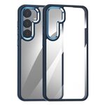 Per Samsung Galaxy S25+ 5G Custodia per telefono PC anti-impronta altamente trasparente (blu)