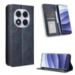 Per Redmi Note 14 Pro+ 5G Custodia per telefono in pelle con fibbia magnetica e texture retrò (blu)
