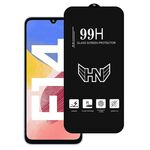 Per Samsung Galaxy F14 4G Pellicola in vetro temperato a schermo intero con grande arco in alluminio