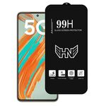 Per Samsung Galaxy F55 Pellicola in vetro temperato a schermo intero con ampio arco in alluminio
