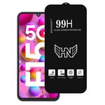 Per Samsung Galaxy F15 Pellicola in vetro temperato a schermo intero con grande arco in alluminio
