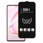 Per Samsung Galaxy Note10 Lite Pellicola in vetro temperato a schermo intero con grande arco in alluminio