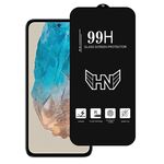 Per Samsung Galaxy M35 Pellicola in vetro temperato a schermo intero con ampio arco in alluminio