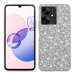 Per Xiaomi 14T Pro Glitter Powder Custodia antiurto in TPU per telefono (argento)