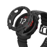 Per Polar Vantage M3 Half Coverage Hollow TPU Armor Watch Custodia protettiva (nero)
