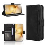 Per vivo X200 Pro mini 5G Custodia in pelle con slot per schede e texture in vitello (nero)