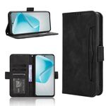 Per Infinix Hot 50 Pro 4G Custodia in pelle con texture in vitello e slot per schede (nero)