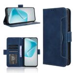 Per Infinix Hot 50 Pro+ 4G Custodia in pelle con texture in vitello e slot per schede (blu)