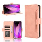 Per Infinix Zero 40 5G Custodia in pelle con slot per schede e texture in vitello (rosa)