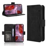 Per Google Pixel 9a Custodia in pelle con texture in vitello e slot per schede (nero)