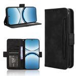 Per OPPO Find X8 Custodia in pelle con slot per schede e texture in vitello (nero)