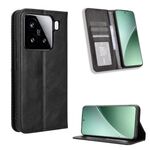 Per Xiaomi 15 Custodia per telefono in pelle con fibbia magnetica e texture retrò (nero)