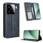 Per Xiaomi 15 Custodia per telefono in pelle con fibbia magnetica e texture retrò (blu)