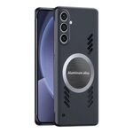 Per Samsung Galaxy S25+ 5G Custodia per telefono con raffreddamento al grafene, senza cornice e obiettivo all-inclusive (nero)