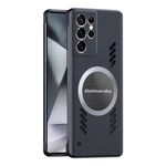 Per Samsung Galaxy S24 Ultra 5G Custodia per telefono con raffreddamento al grafene senza cornice e obiettivo all-inclusive (nero)